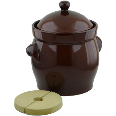 Fermenting Crock Pot with Weight 492 oz