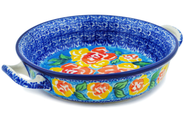 Round Baker with Handles 8"