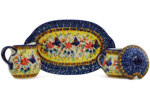 Sugar and Creamer Set 9"