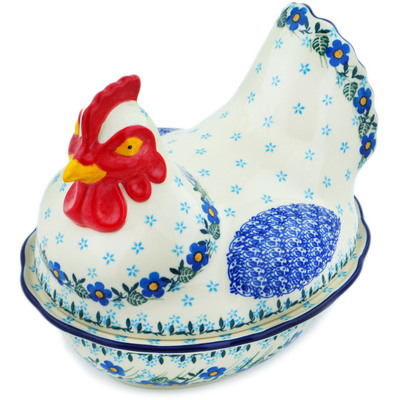 Hen Shaped Jar 9"