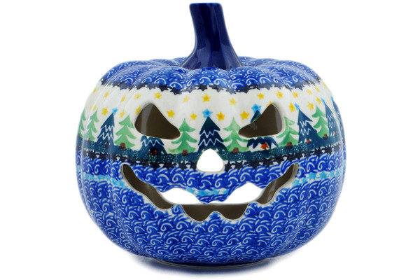 Jack O Lantern Candle Holder 7"