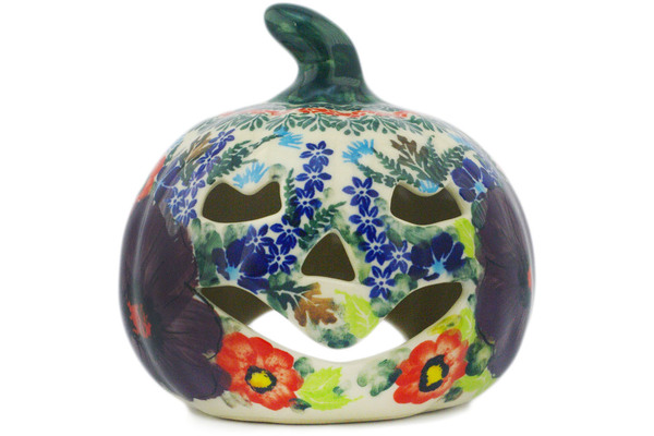 Jack O Lantern Candle Holder 5"