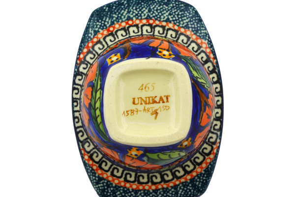 Jar with Lid and Handles 5"