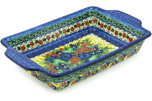 Rectangular Baker with Handles 13"