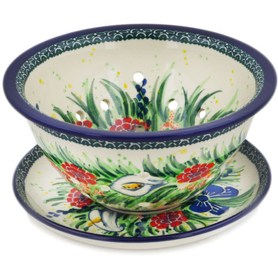 Colander with Plate 8"