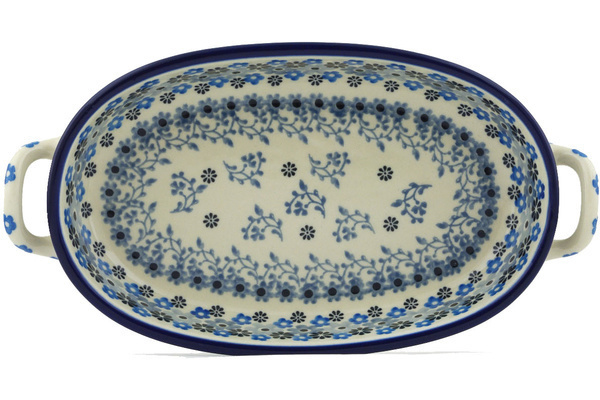 Oval Baker with Handles 9"