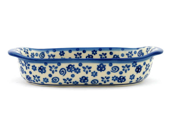 Oval Baker with Handles 8"