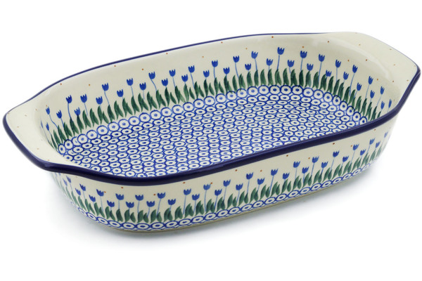 Rectangular Baker with Handles 14"