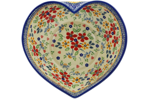 Heart Shaped Bowl 9"