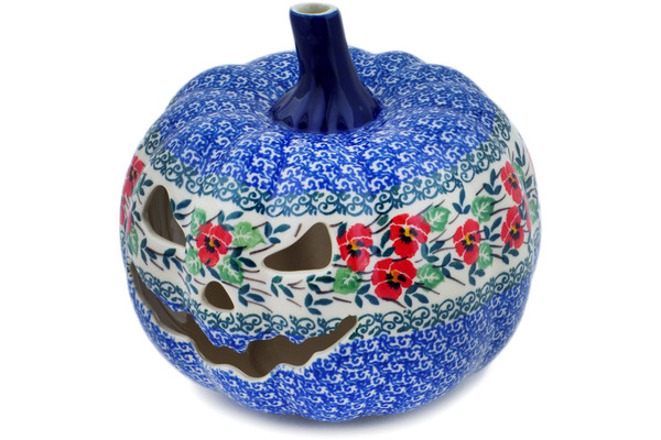 Jack O Lantern Candle Holder 7"