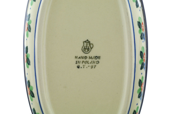 Oval Baker with Handles 9"