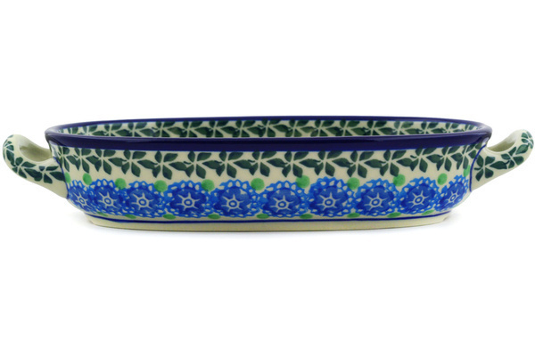 Oval Baker with Handles 9"