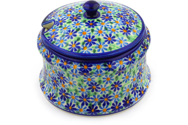 Jar with Lid with Opening 6"