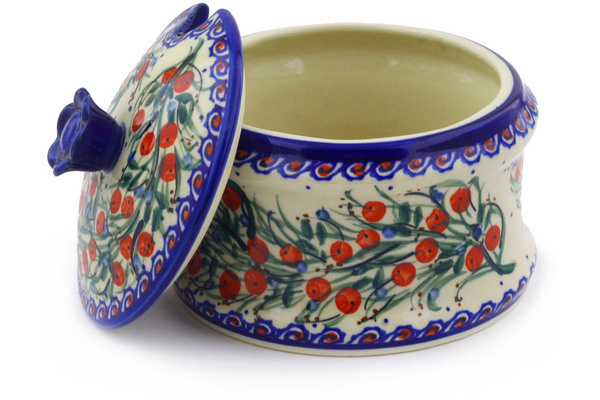 Jar with Lid with Opening 6"