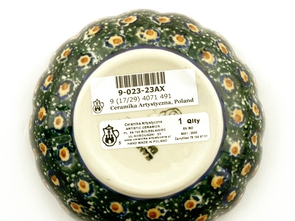 Scalloped Fluted Bowl 5"