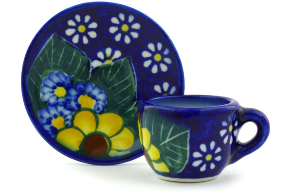 Mini Cup and Saucer 3"