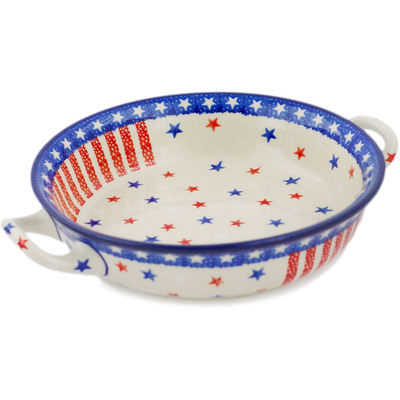 Round Baker with Handles 8"