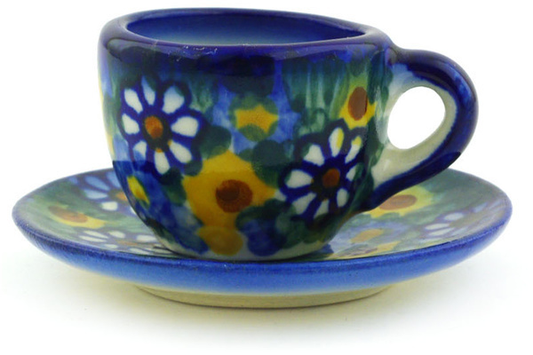 Mini Cup and Saucer 3"