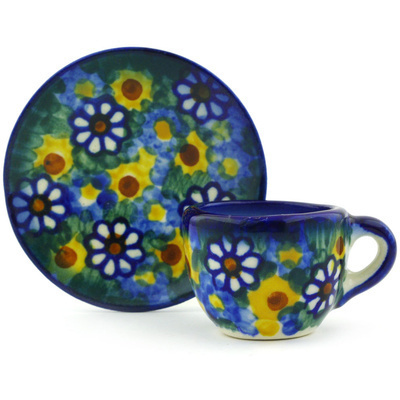 Mini Cup and Saucer 3"