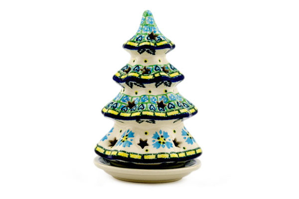 Christmas Tree Candle Holder 7"