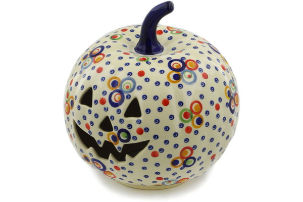 Jack O Lantern Candle Holder 9"