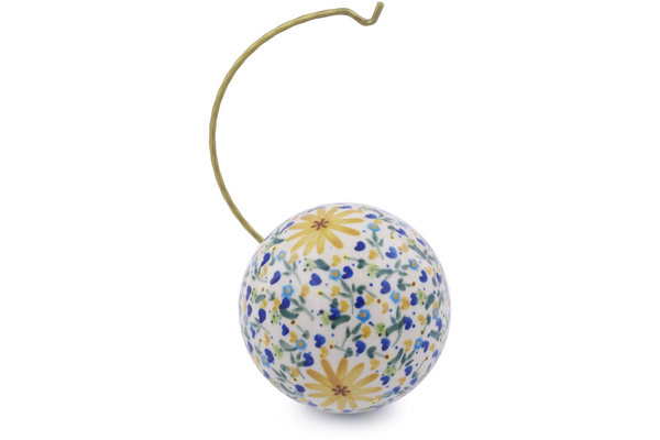 Christmas Ball with Stand Ornament 7"