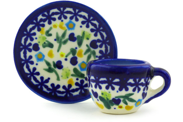 Mini Cup and Saucer 3"