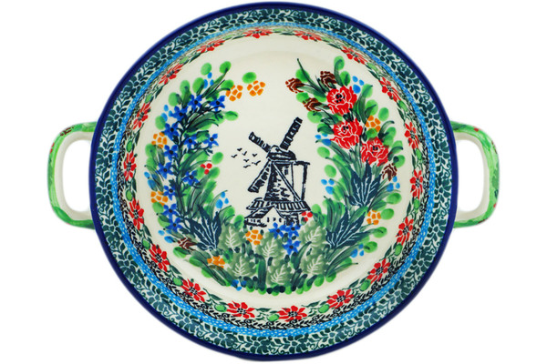 Round Baker with Handles 8"