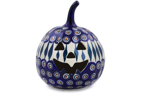 Jack O Lantern Candle Holder 6"