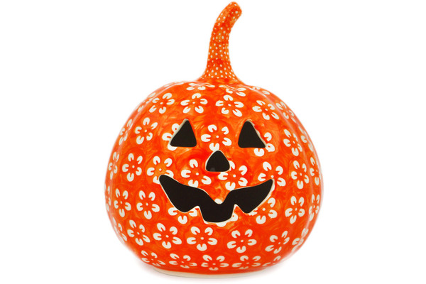 Jack O Lantern Candle Holder 6"