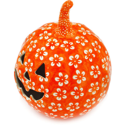 Jack O Lantern Candle Holder 6"