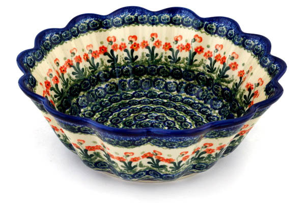 Scalloped Fluted Bowl 11"