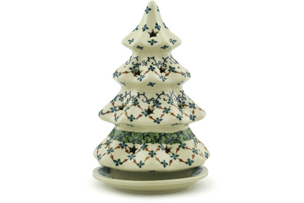 Christmas Tree Candle Holder 8"
