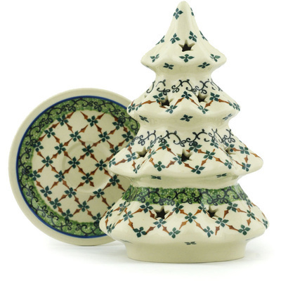 Christmas Tree Candle Holder 8"