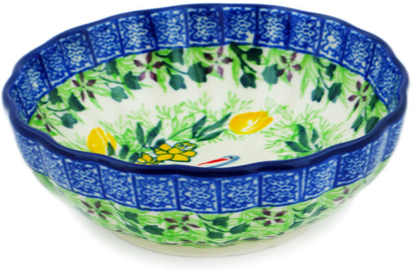 Scalloped Fluted Bowl 5"