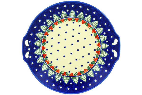 Platter with Handles 10"