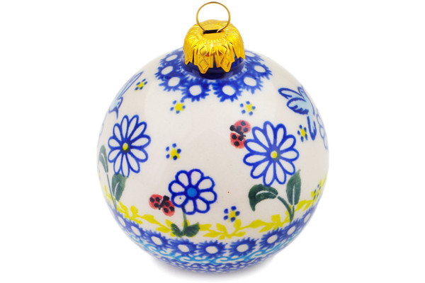 Christmas Ball Ornament 4"