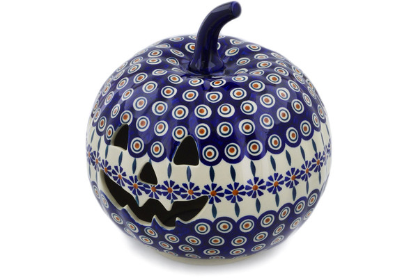 Jack O Lantern Candle Holder 9"