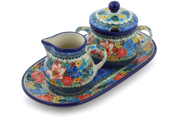 Sugar and Creamer Set 10"