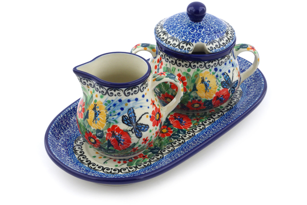 Sugar and Creamer Set 10"
