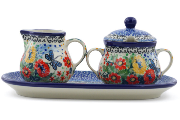 Sugar and Creamer Set 10"