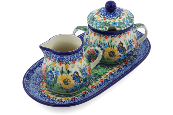 Sugar and Creamer Set 10"