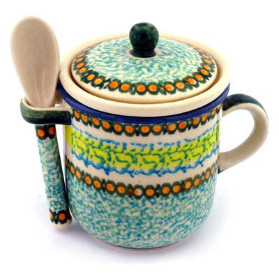 Brewing Mug with Spoon 10 oz