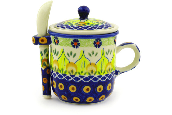 Brewing Mug with Spoon 10 oz