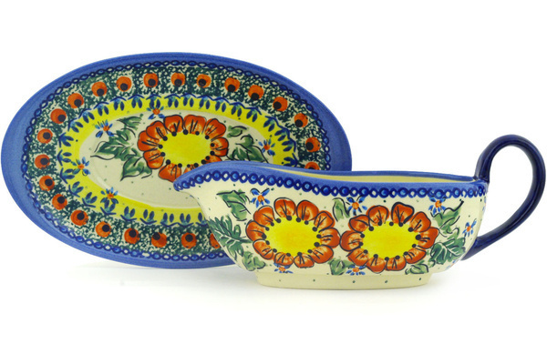 Gravy Boat with Saucer 13 oz