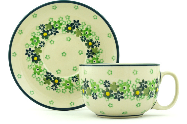 Cup with Saucer 13 oz