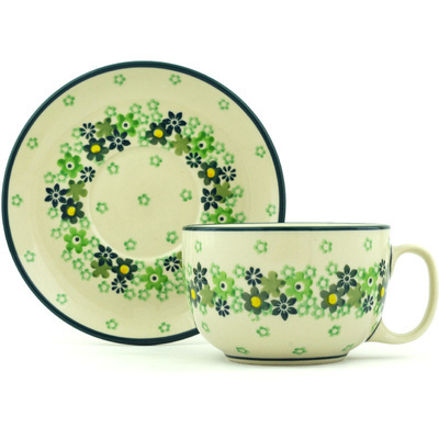 Cup with Saucer 13 oz