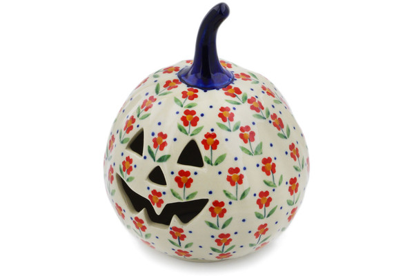 Jack O Lantern Candle Holder 6"