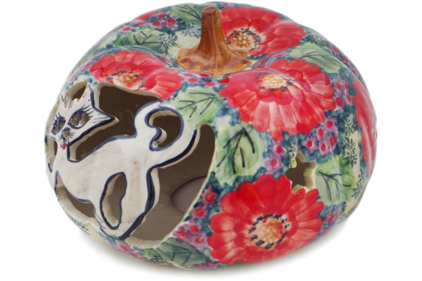 Jack O Lantern Candle Holder 6"