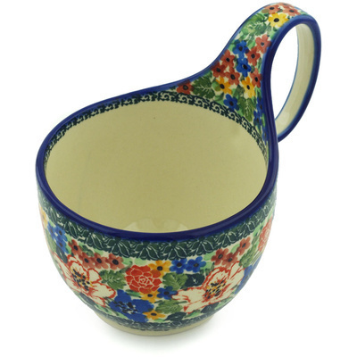 Bowl with Loop-Handle 6"